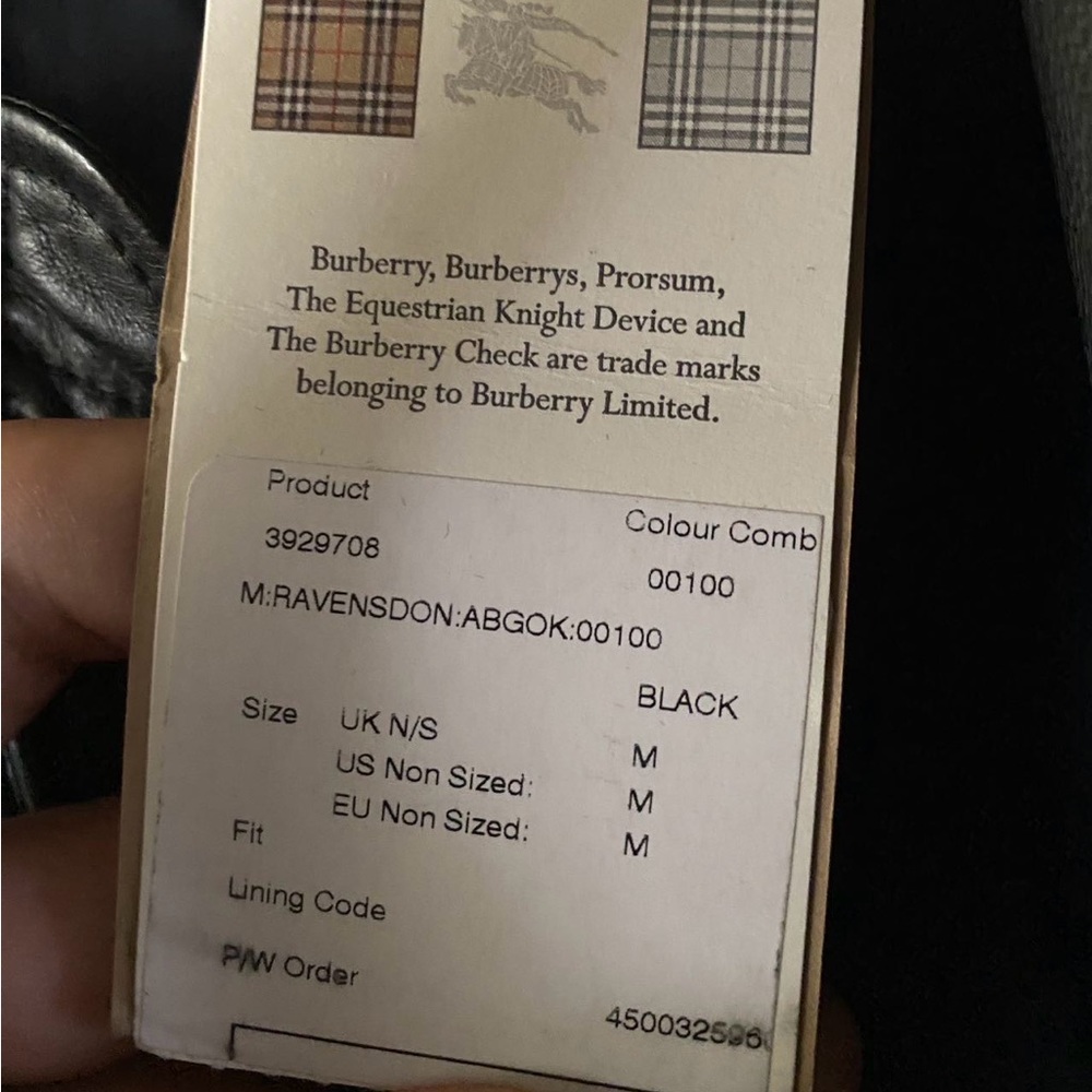Burberry Leather Jacket, Authentic - Picture 4 of 5